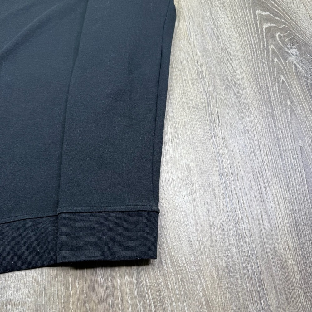 Lululemon Mens Black City Sweat Crewneck Logo Pullover Sweatshirt Size Large - Picture 4 of 11